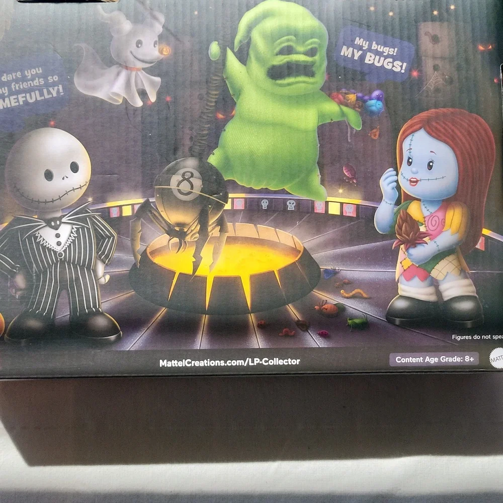 New Fisher-Price Little People Nightmare Before Christmas, Glow in Dark Set - Picture 2 of 6